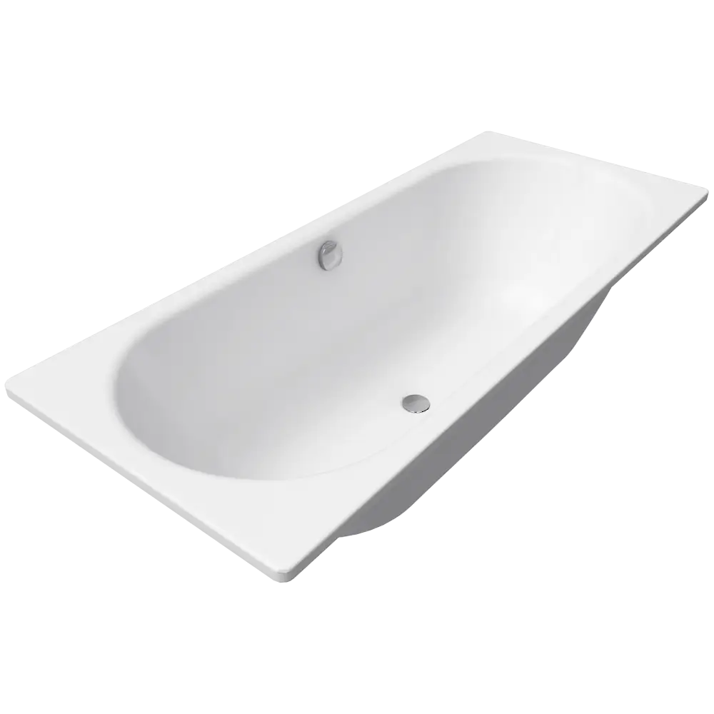 Minimalist White Bathtub for Bathroom Design