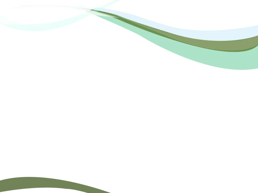 Abstract Wavy Green and Blue Gradient Background