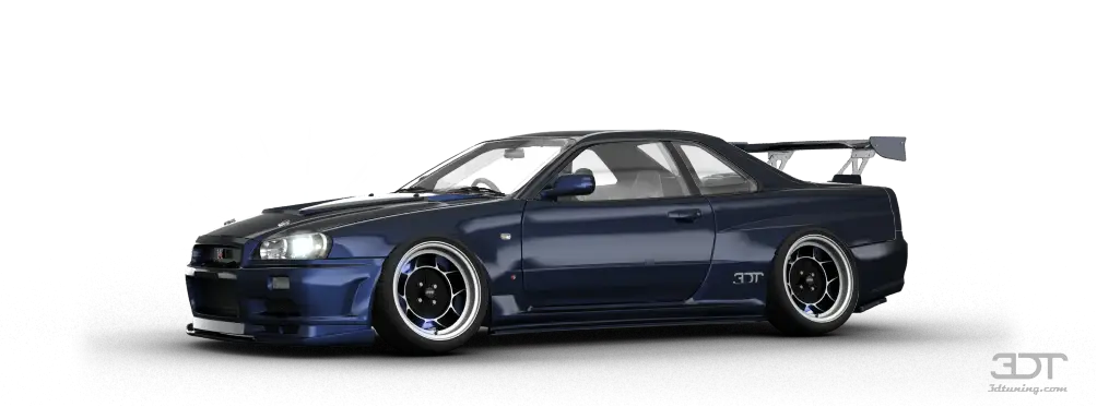 Blue Sports Car with Sleek Design