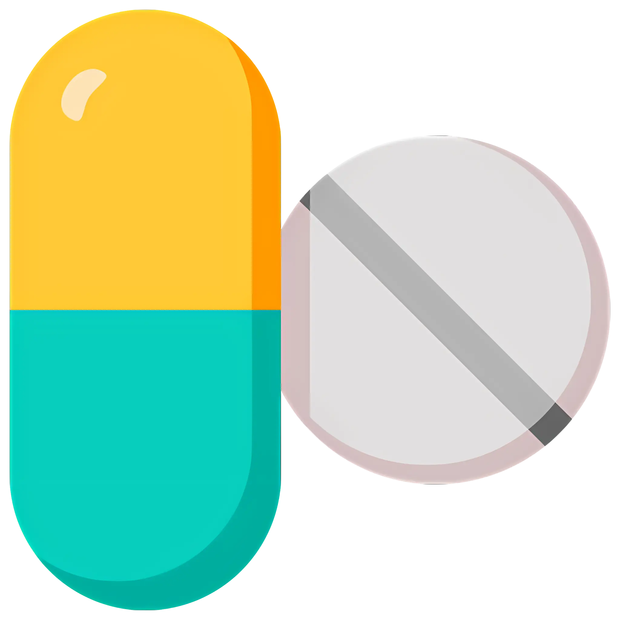Pill and Capsule Illustration