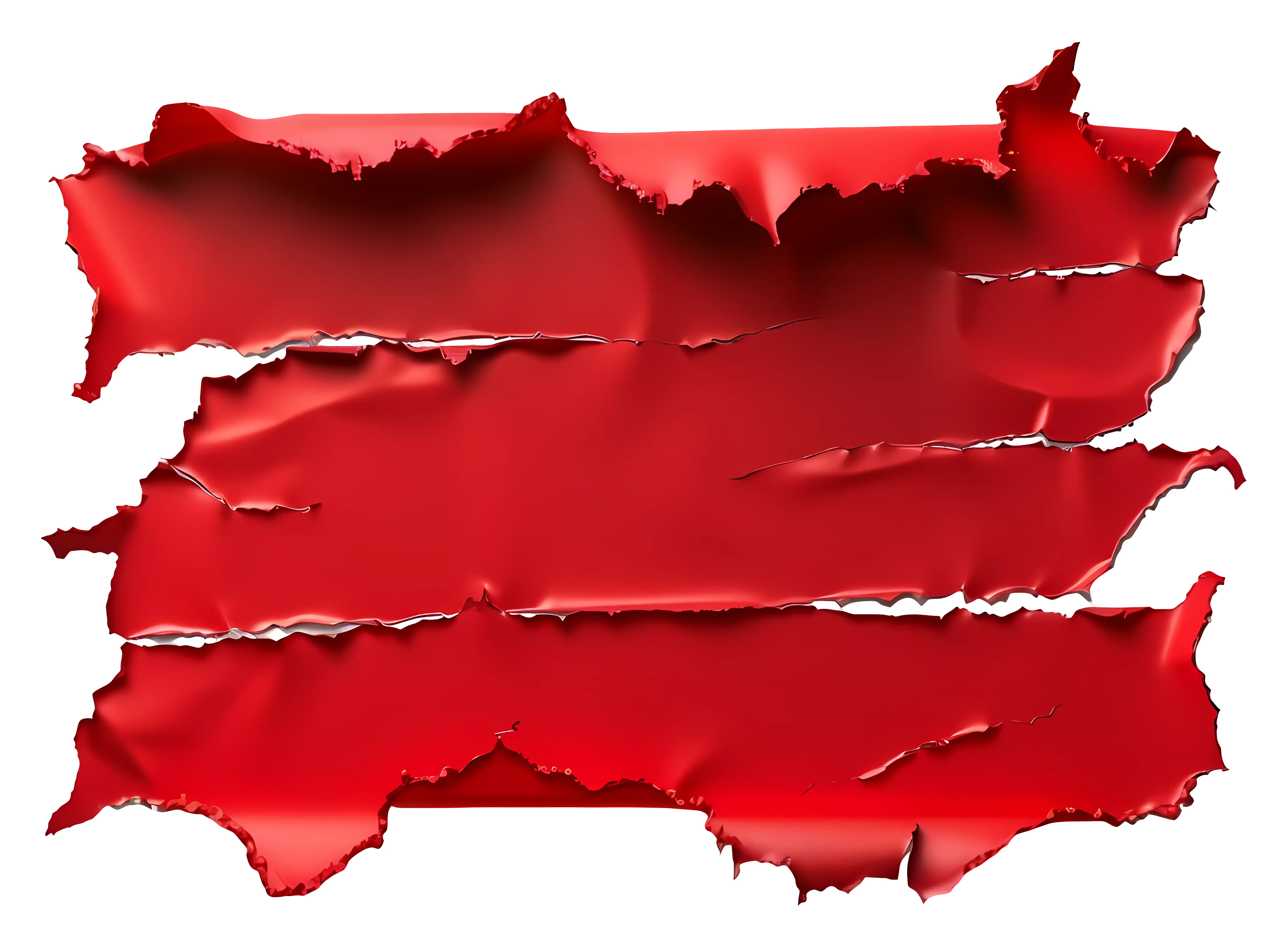 Torn Red Paper Texture for Design