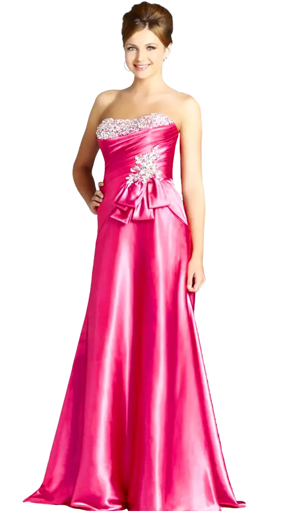 Pink Elegant Gown for Formal Events