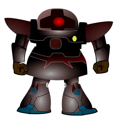 Stylized Robot Character Illustration