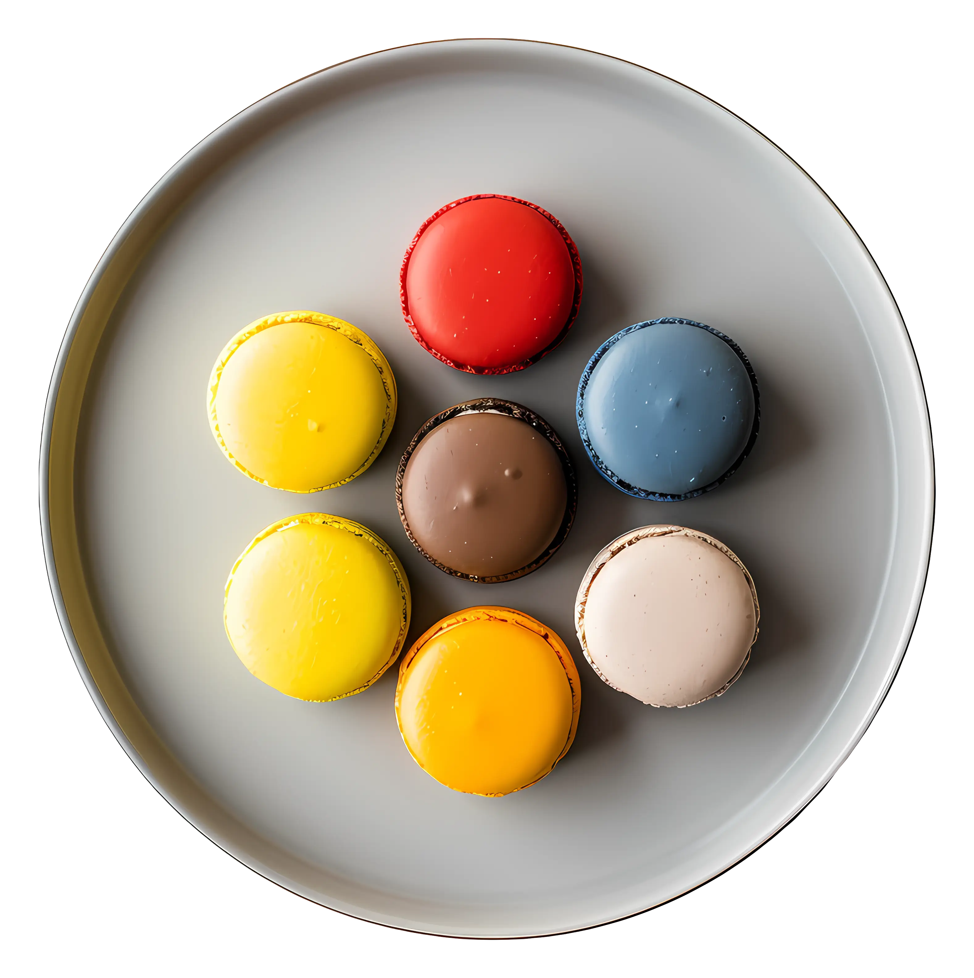 Assorted Colorful Macarons