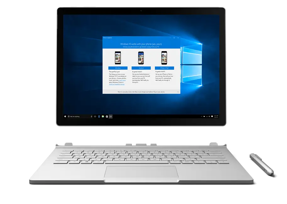 White Laptop and Stylus Illustration