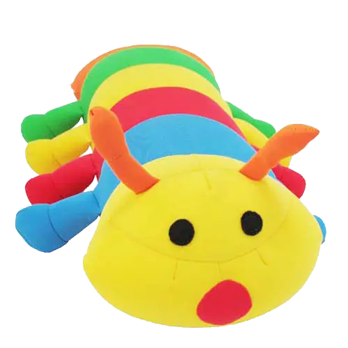 Colorful Rainbow Caterpillar Plush Toy