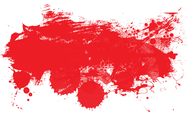 Red Paint Streaks and Splashes Artwork
