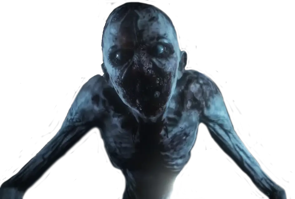 Terrifying Zombie Character