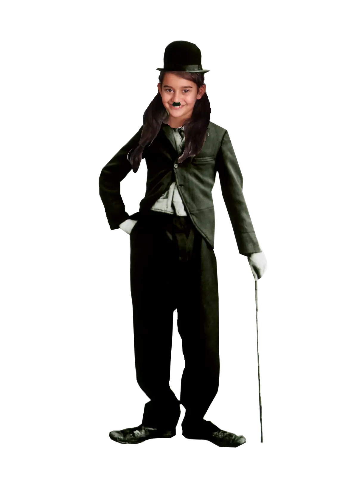 Charlie Chaplin Character in Classic Pose