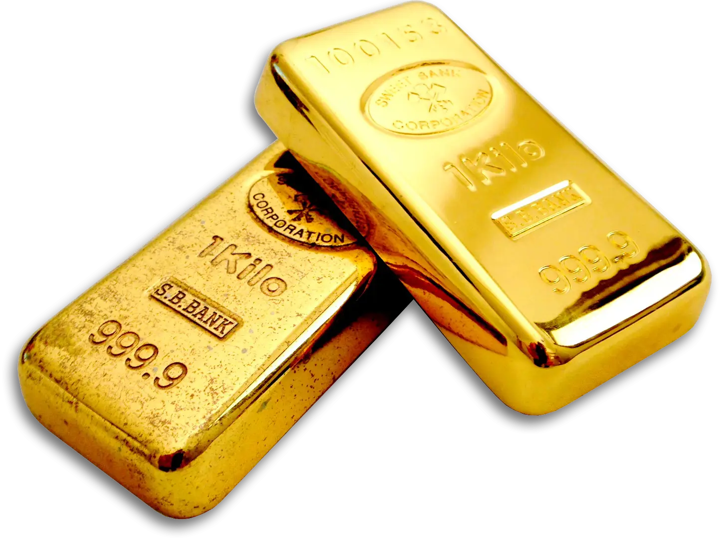 Stacked Gold Bars Symbolizing Wealth