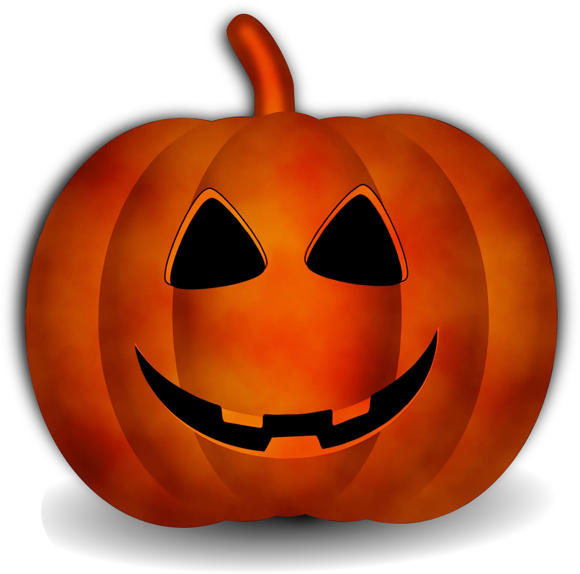 Carved Pumpkin Jack-o&#039;-Lantern for Halloween