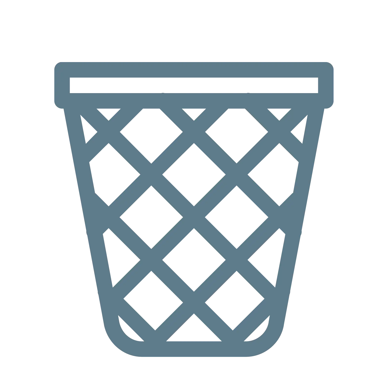 Waste Bin Icon Representation
