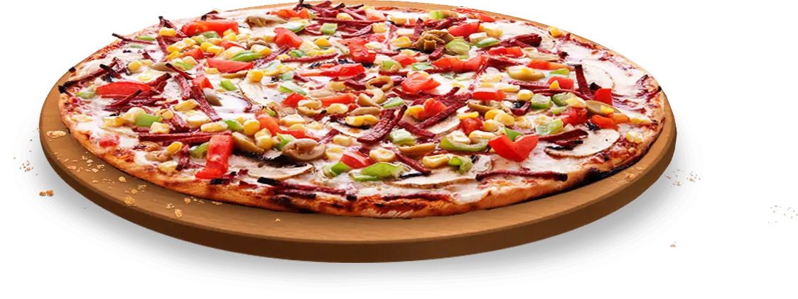 Delicious Pizza with Toppings