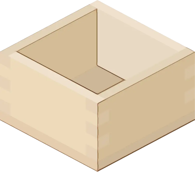 Open Cardboard Box Illustration