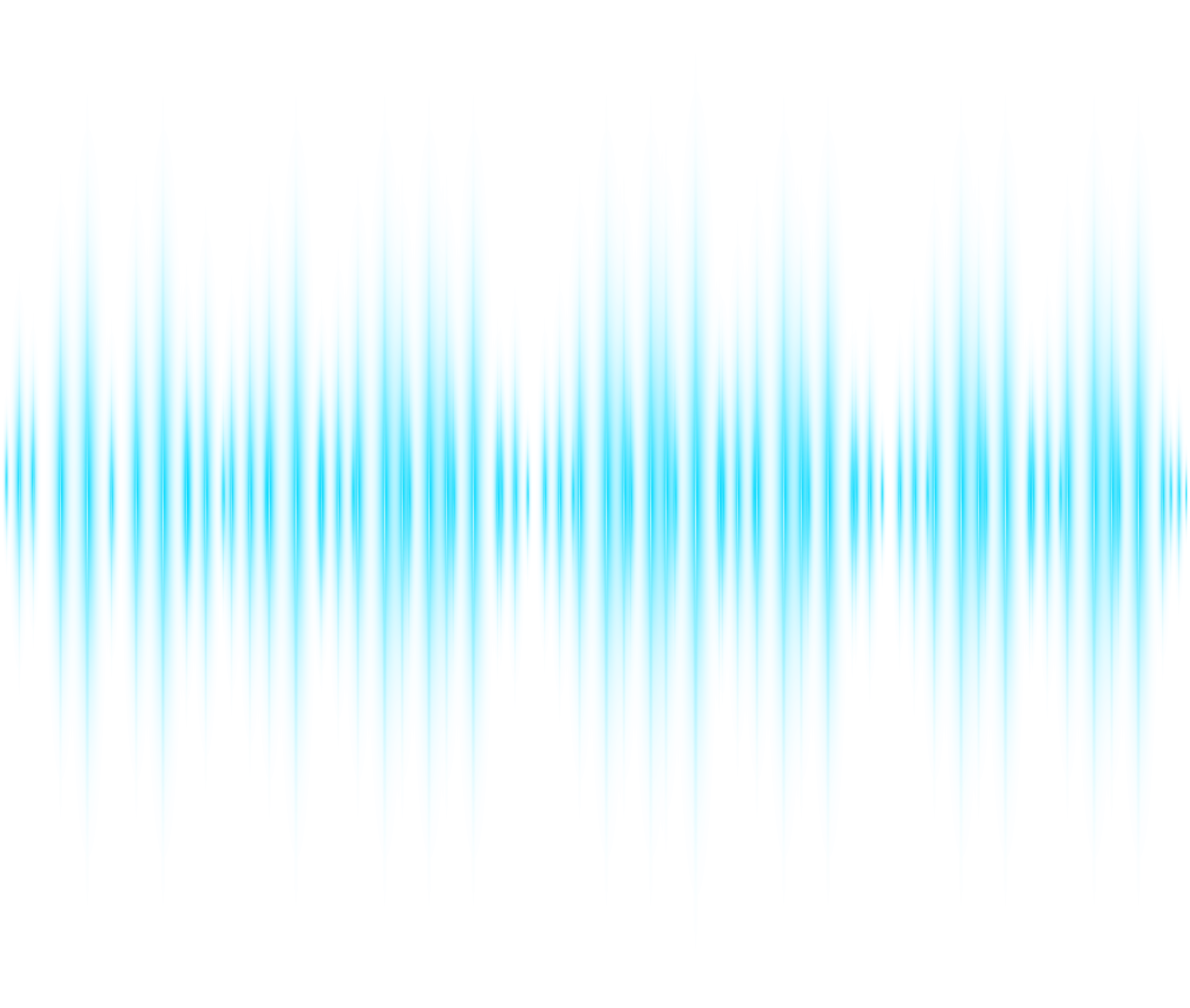 Blue Sound Wave Graphic Illustration