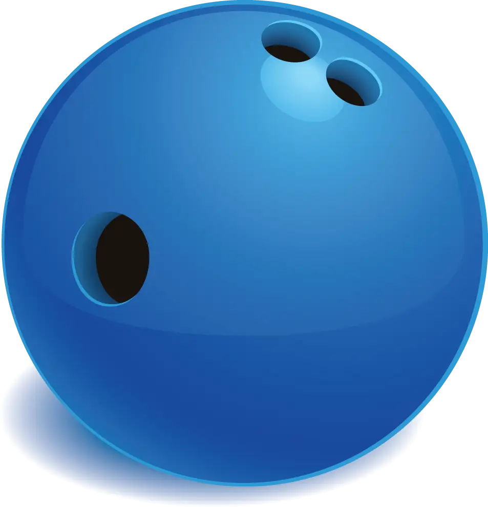 Blue Bowling Ball