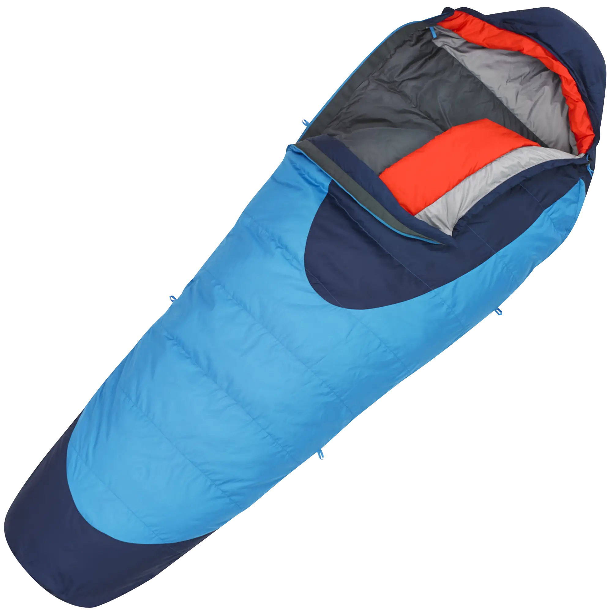 Blue Insulated Sleeping Bag Design