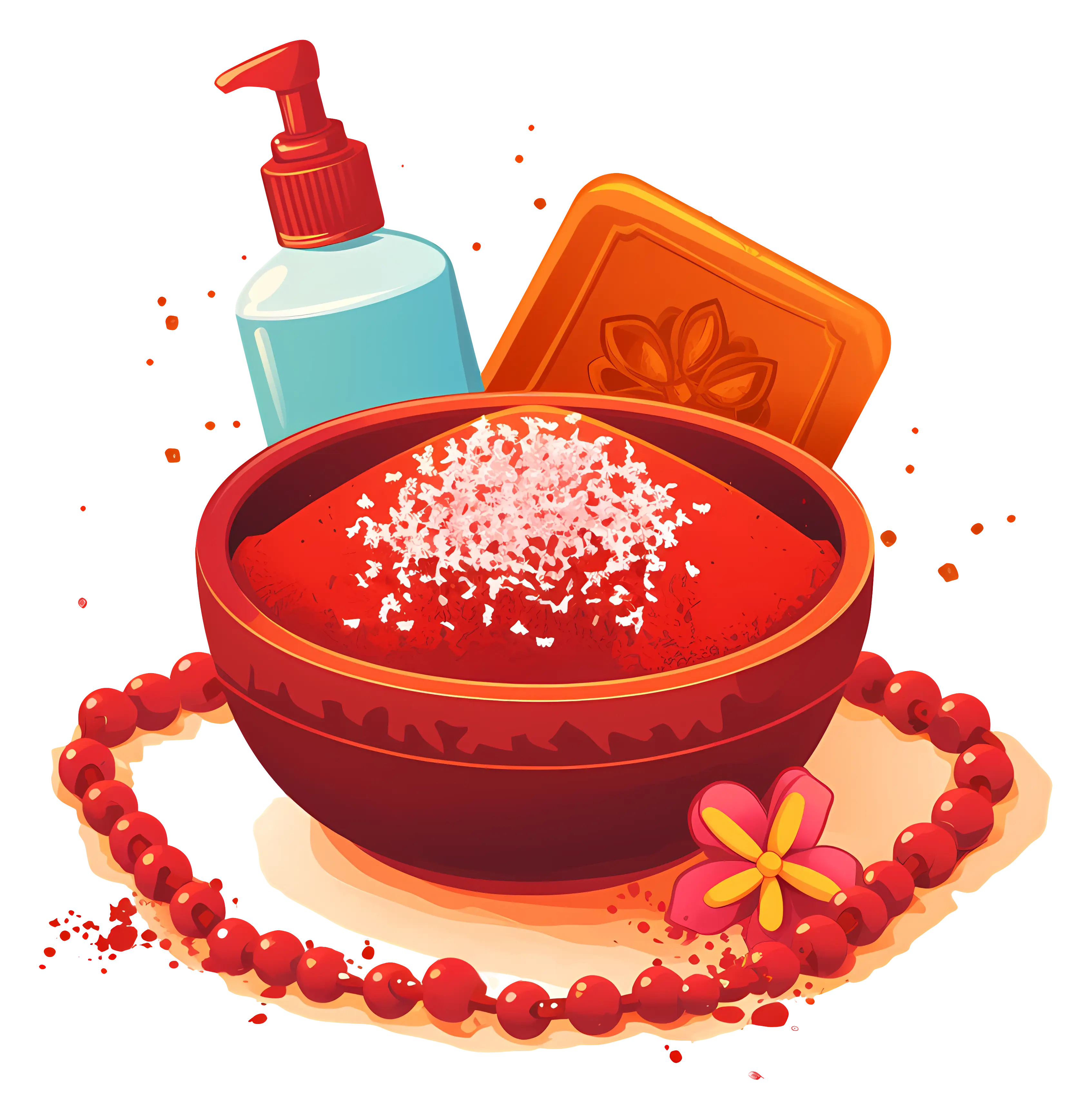 Holi Festival Colors and Accessories
