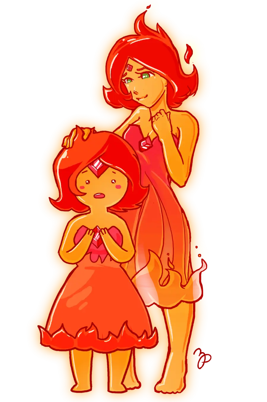 Fire Characters Illustration