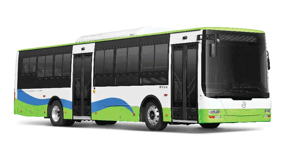 Modern Green City Bus