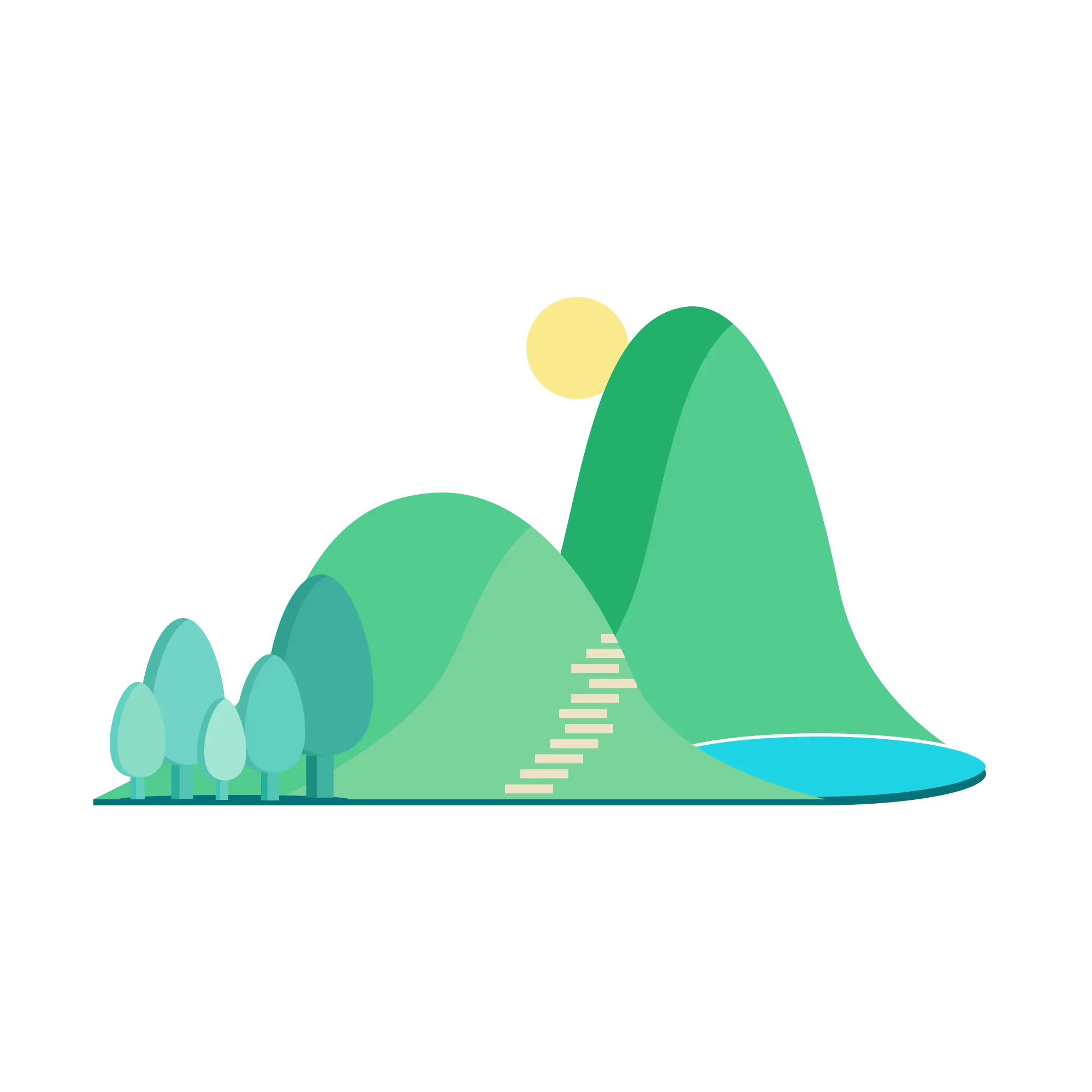 Scenic Green Hills Landscape