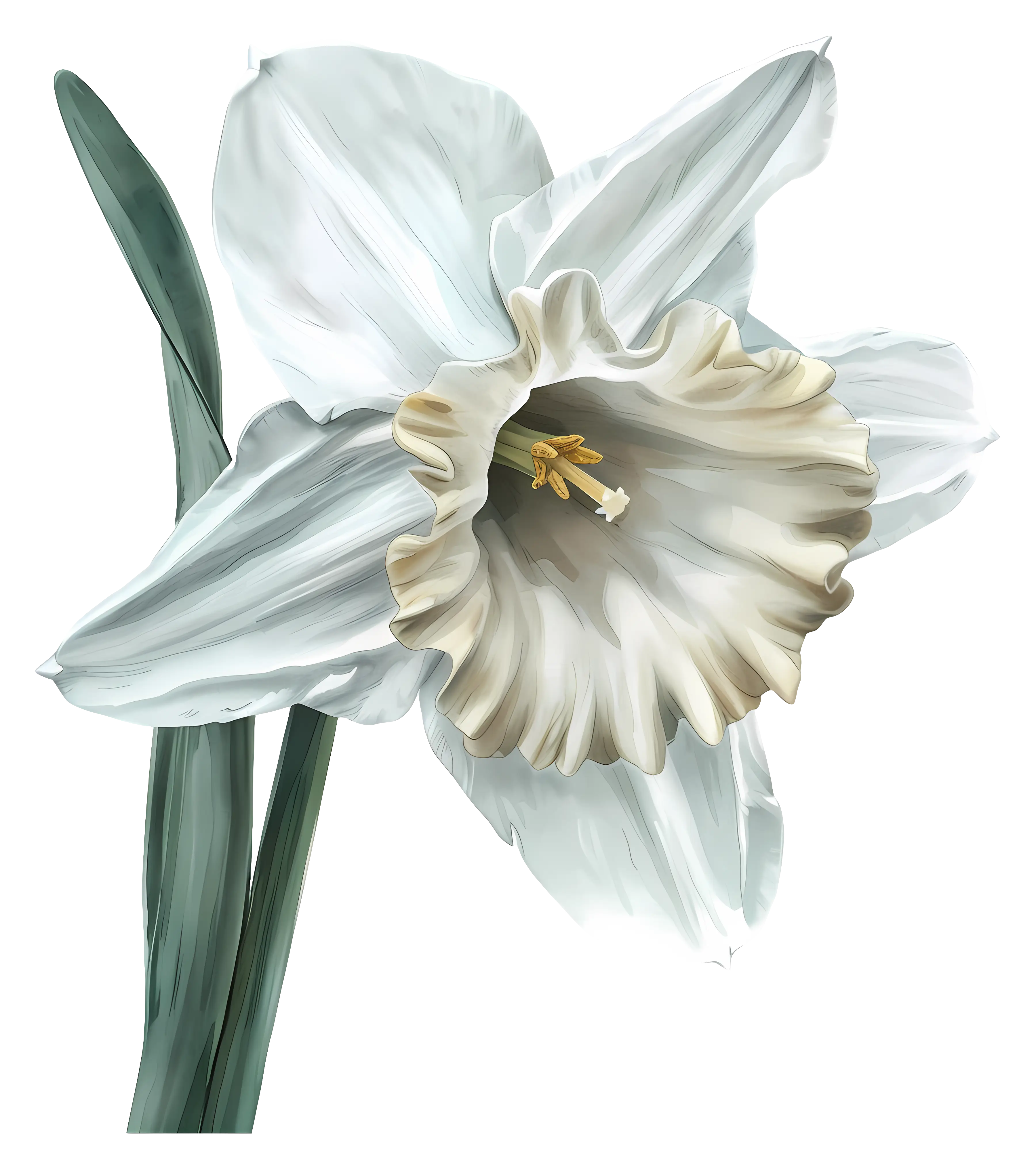 White Daffodil Flower