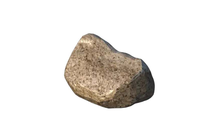 Realistic Gray Stone Illustration