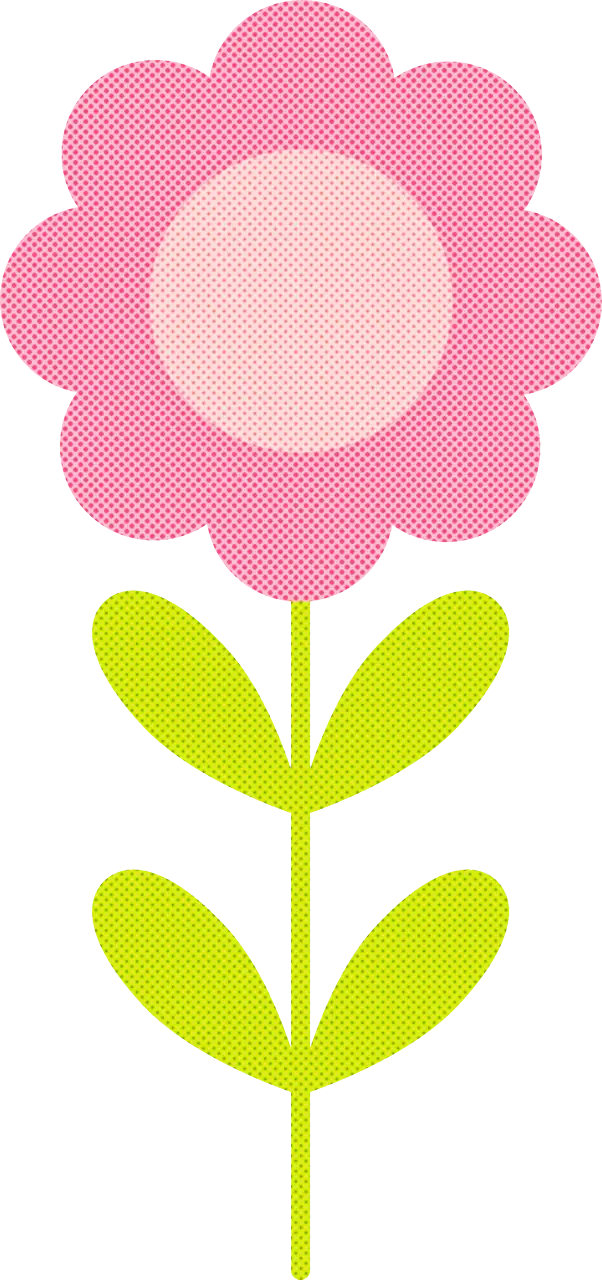 Vibrant Pink Flower Illustration