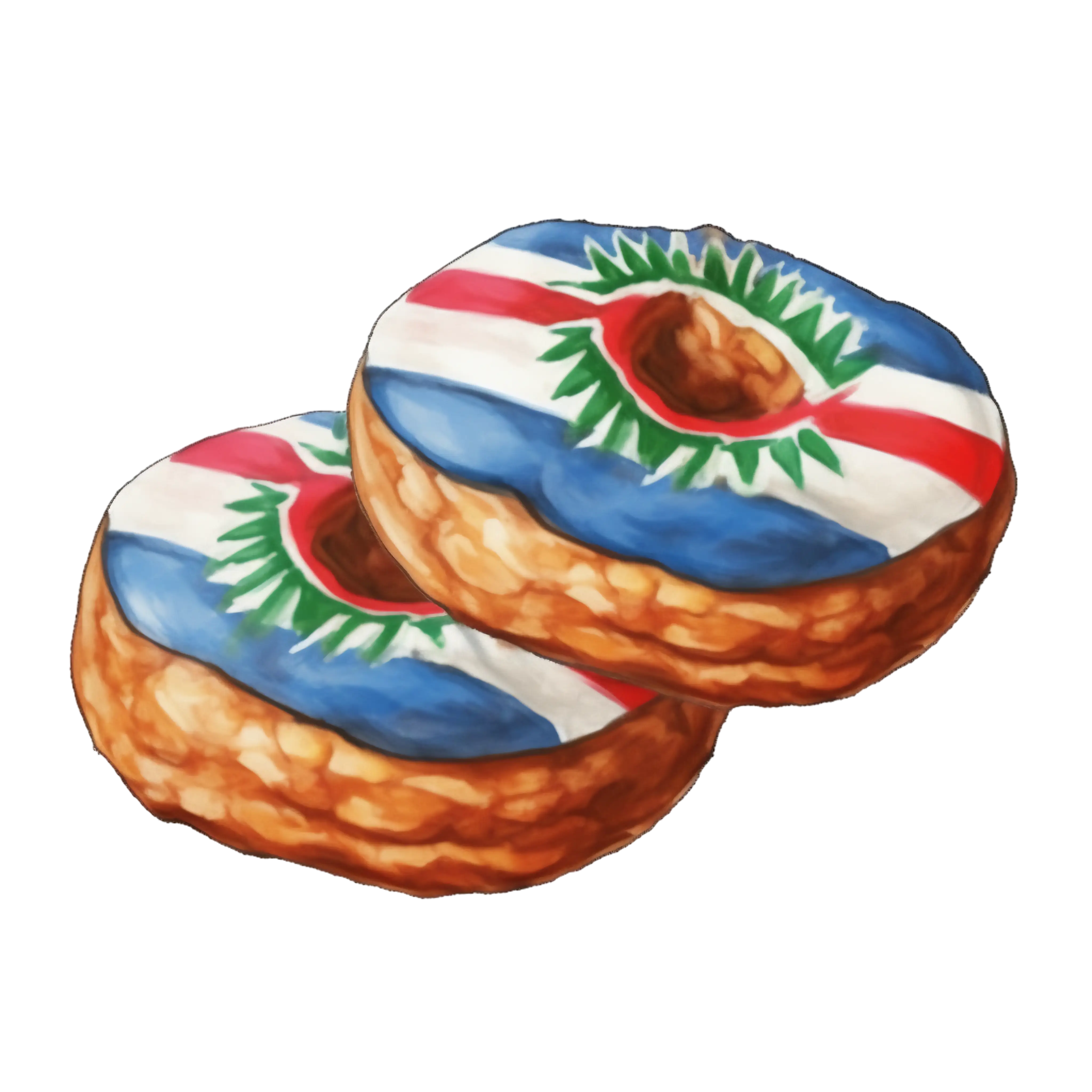 Colorful Decorated Donuts
