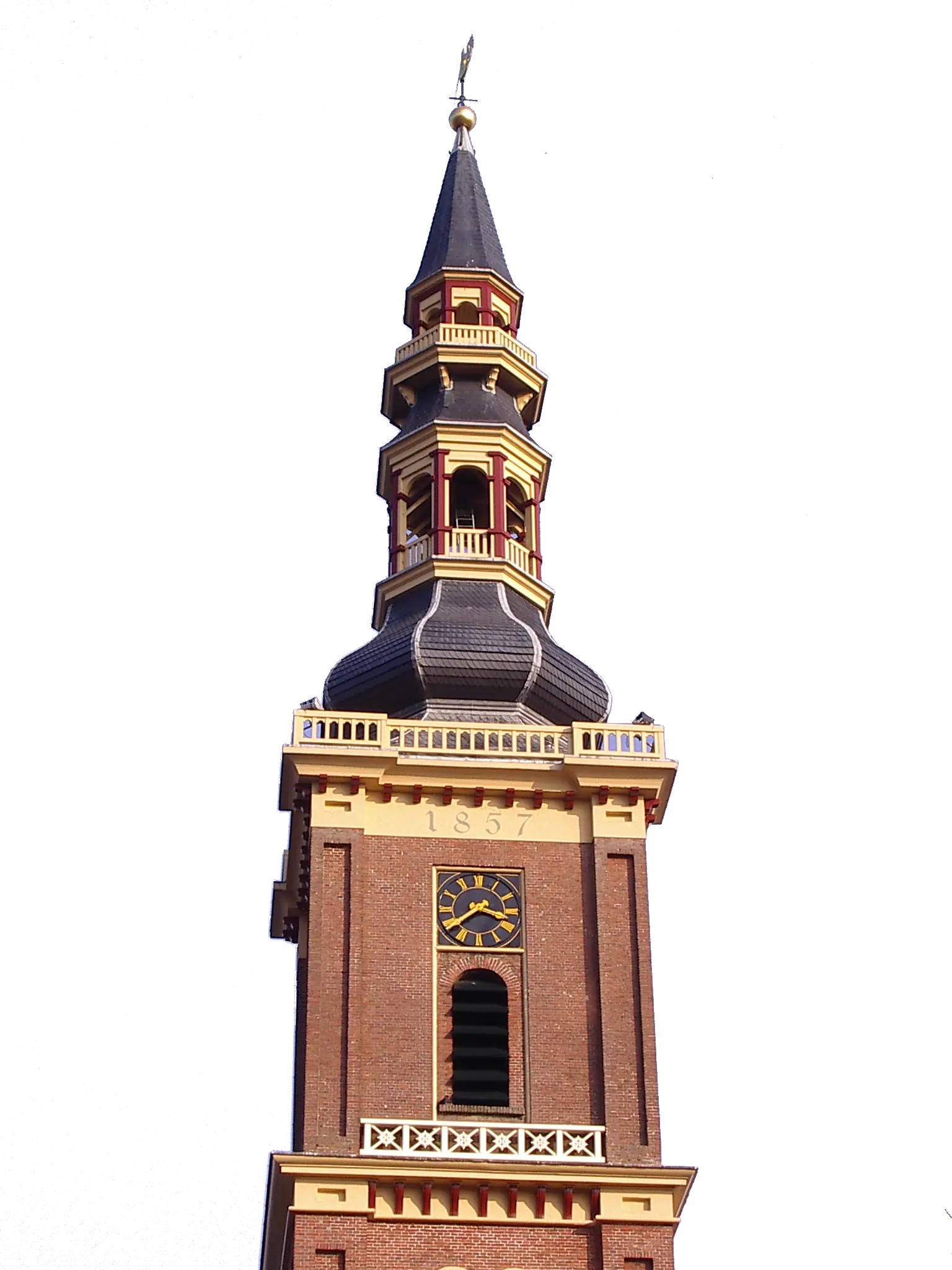 Historic Clock Tower with Steeple