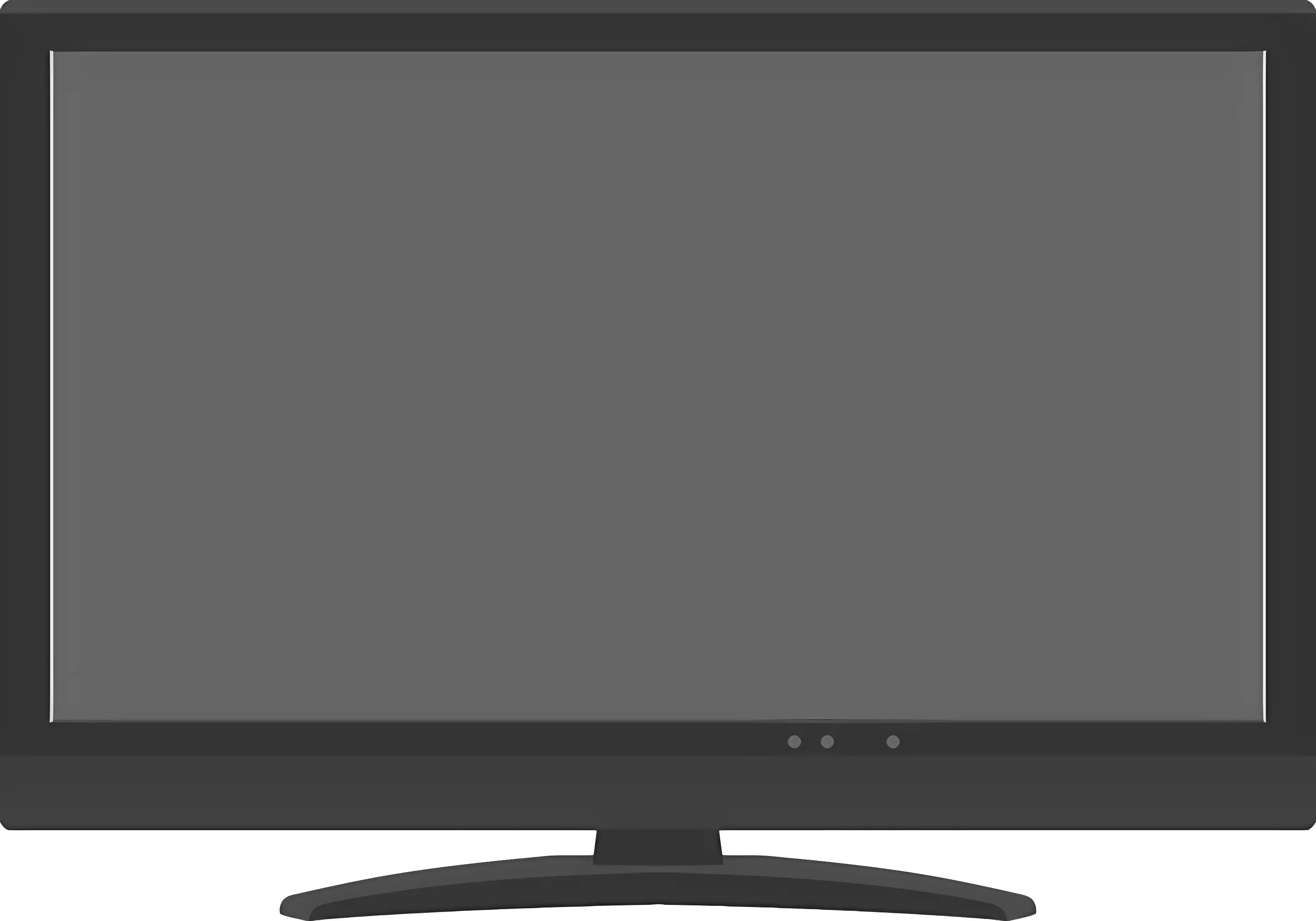 Flat Screen Television Illustration