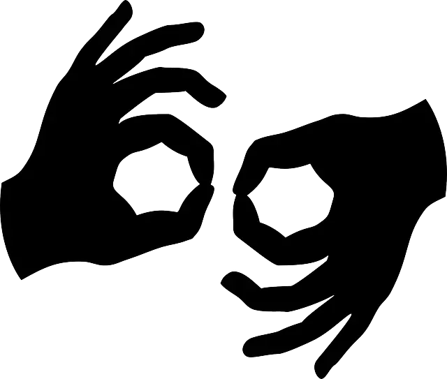 Sign Language Hands Symbol Illustration
