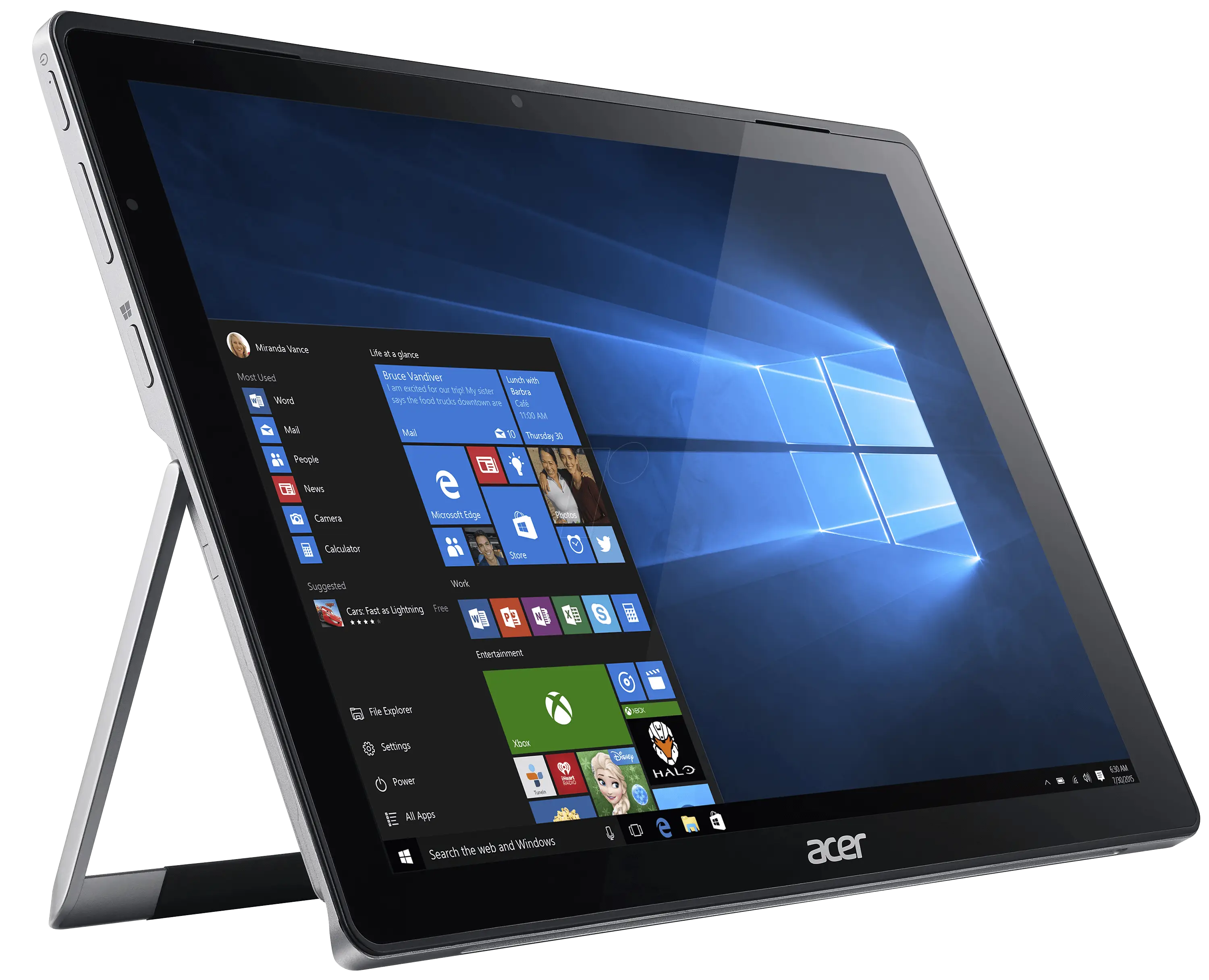 Tablet with Windows Operating System