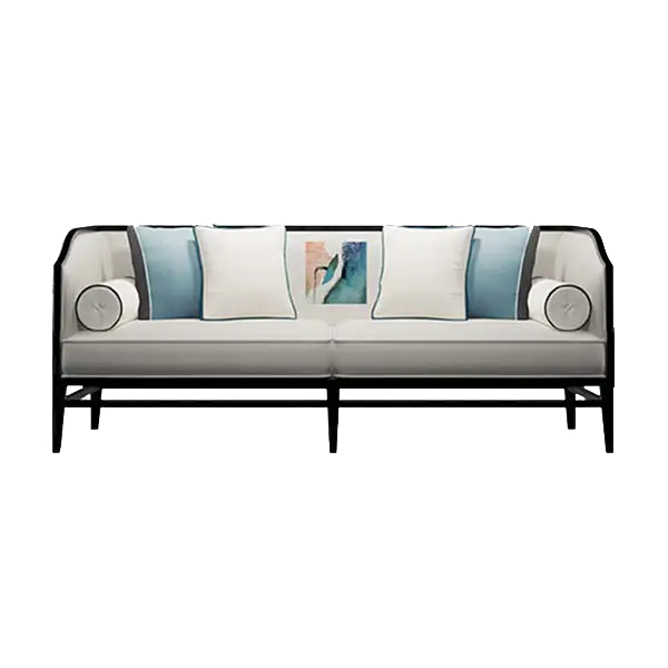 Modern Sofa with Decorative Cushions