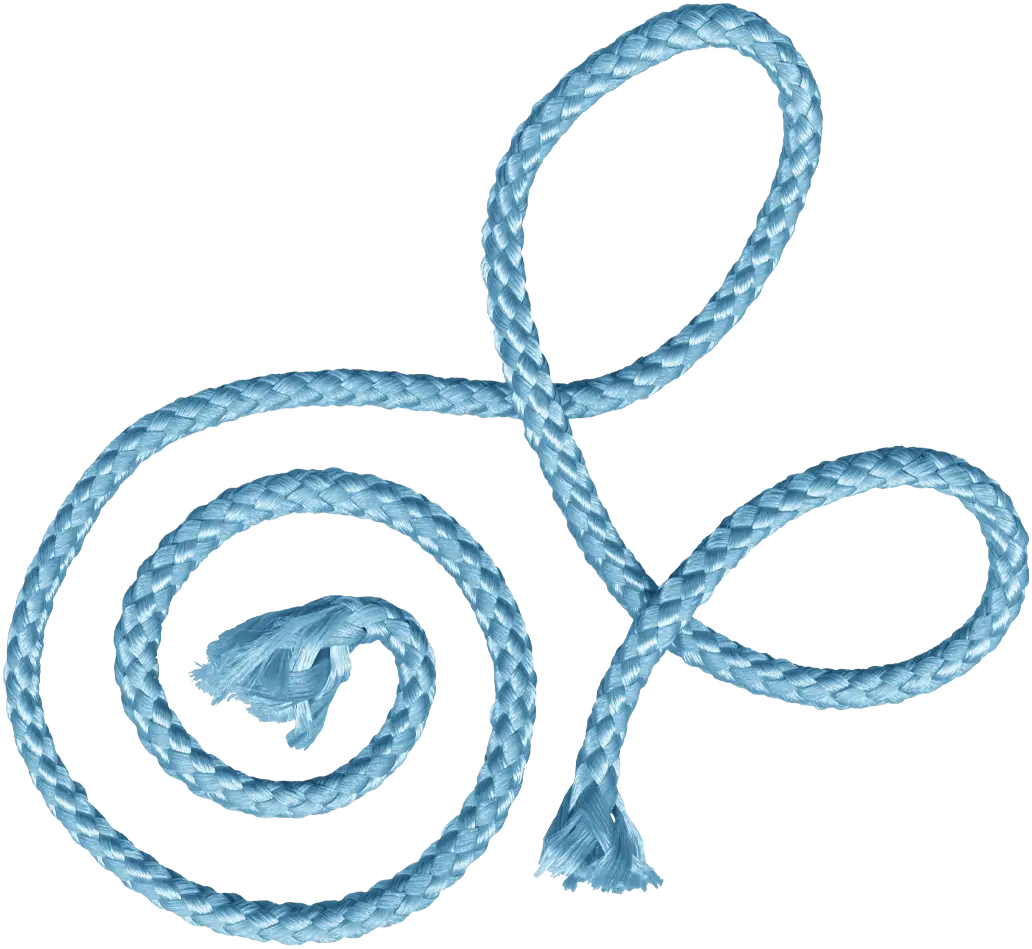 Blue Twisted Rope
