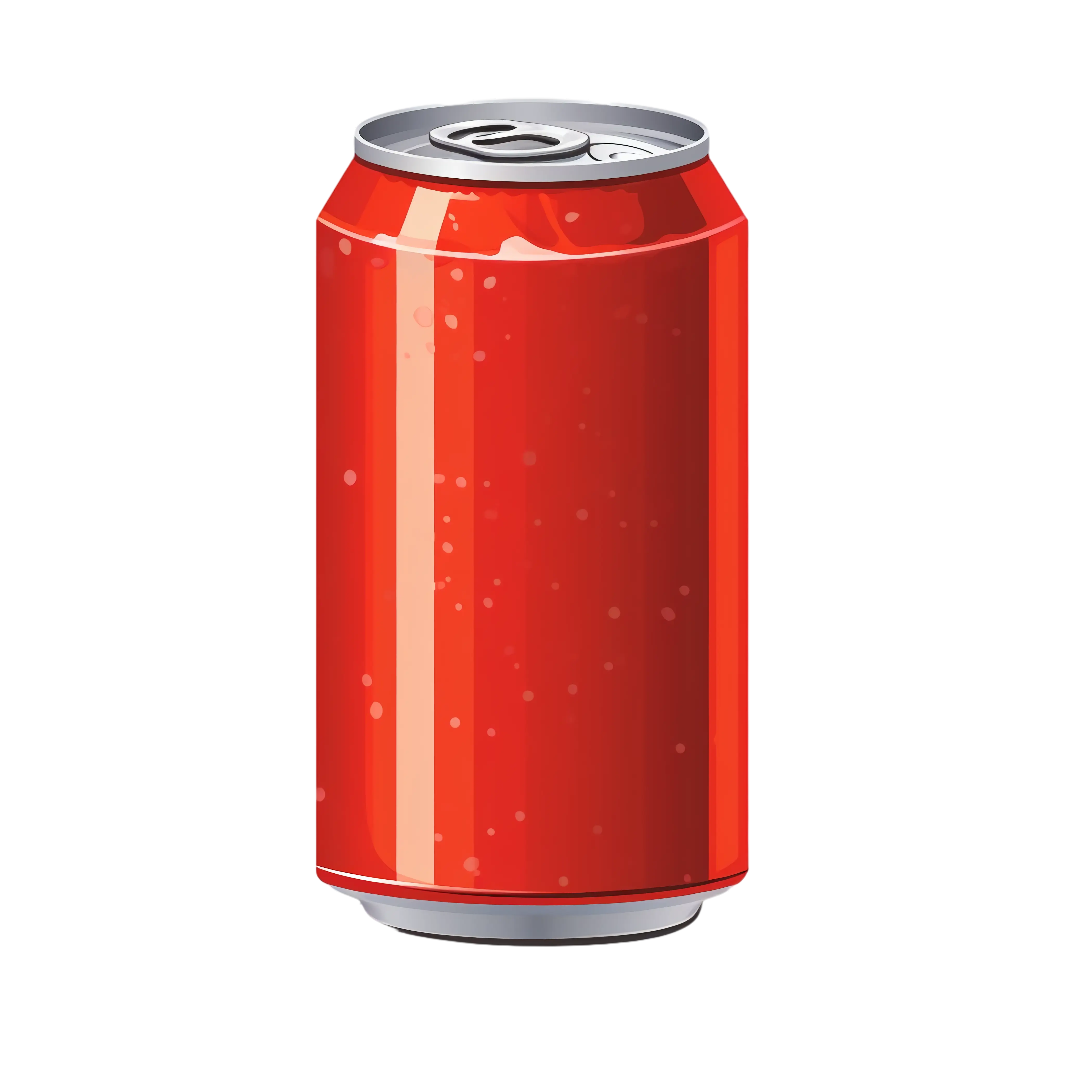 Red Soda Can with a Simple Design