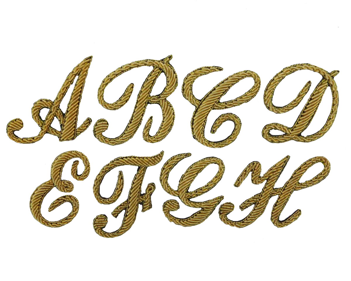 Decorative Rope Alphabet Letters