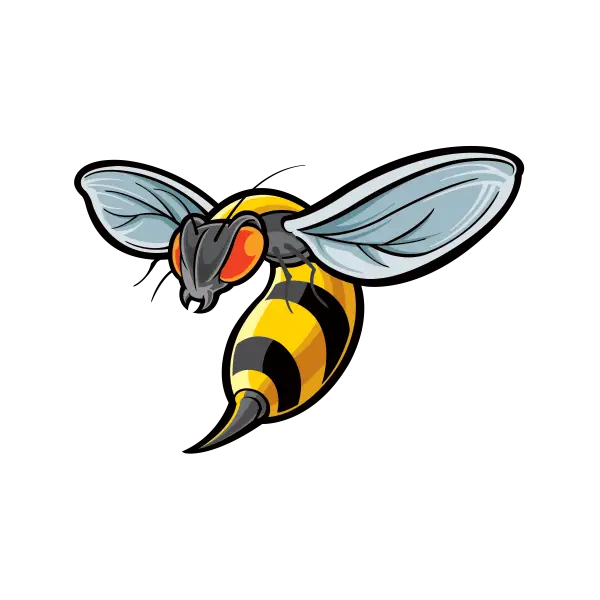 Cartoon Flying Bee