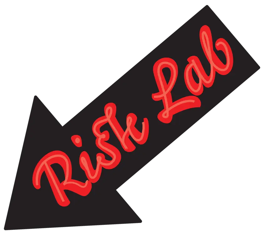 Black Arrow with Risk Lab Text