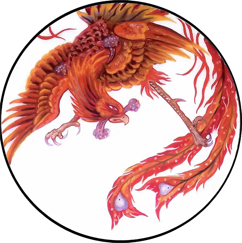 Fiery Phoenix Illustration