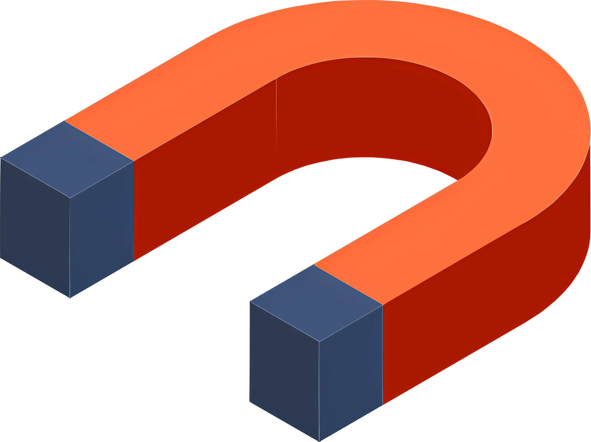 Red Horseshoe Magnet for Science Purposes