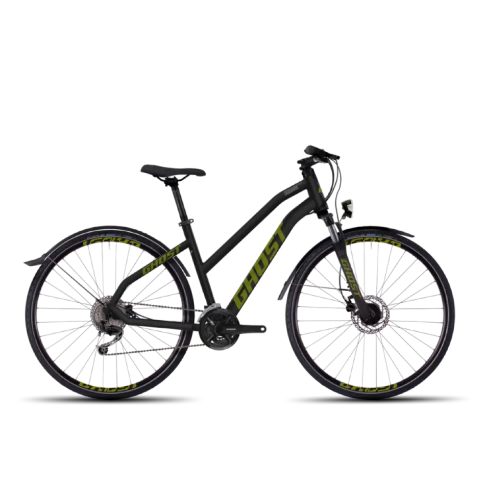 Black Bicycle with Modern Design