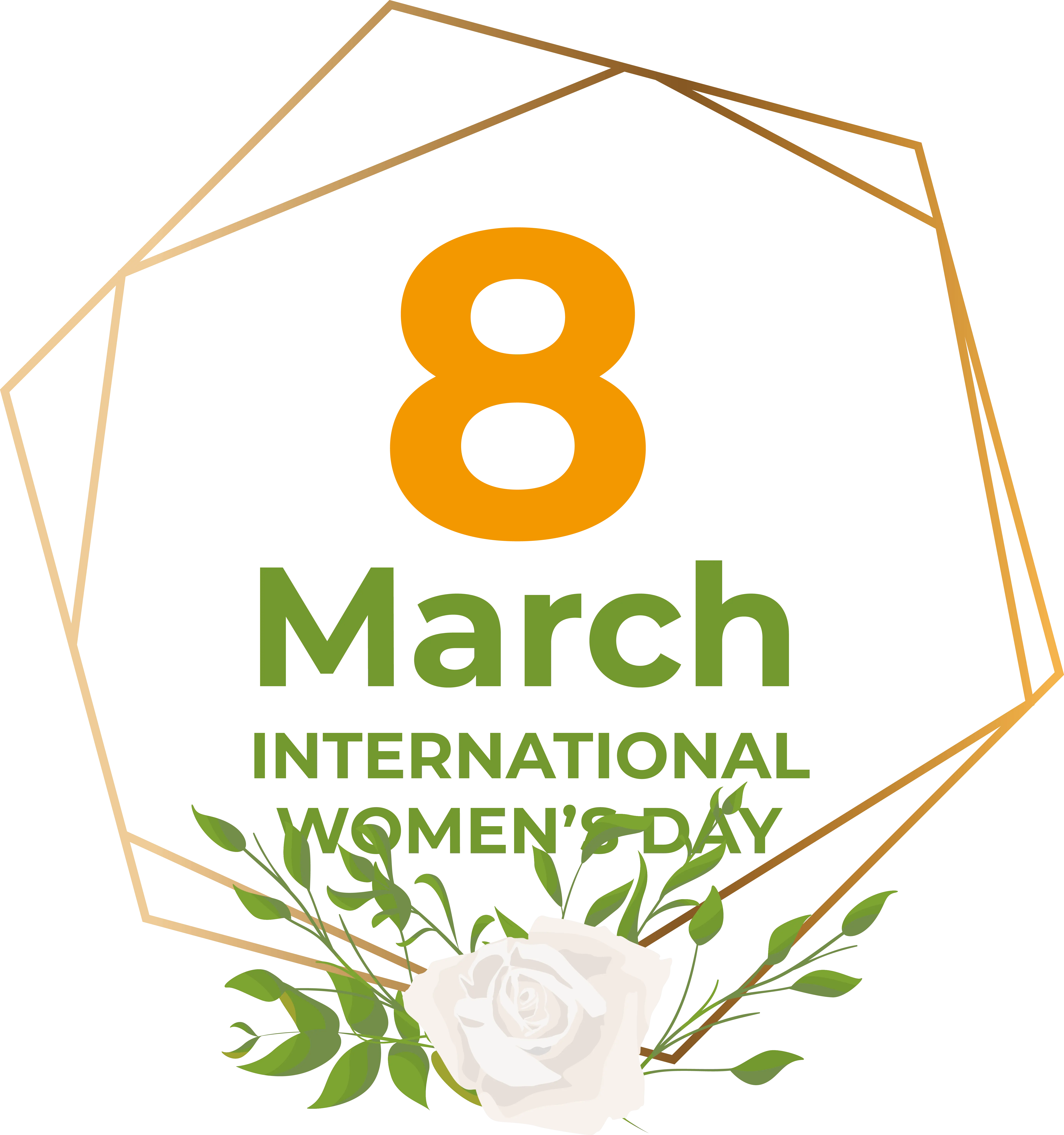 International Women&#039;s Day with Floral Decoration