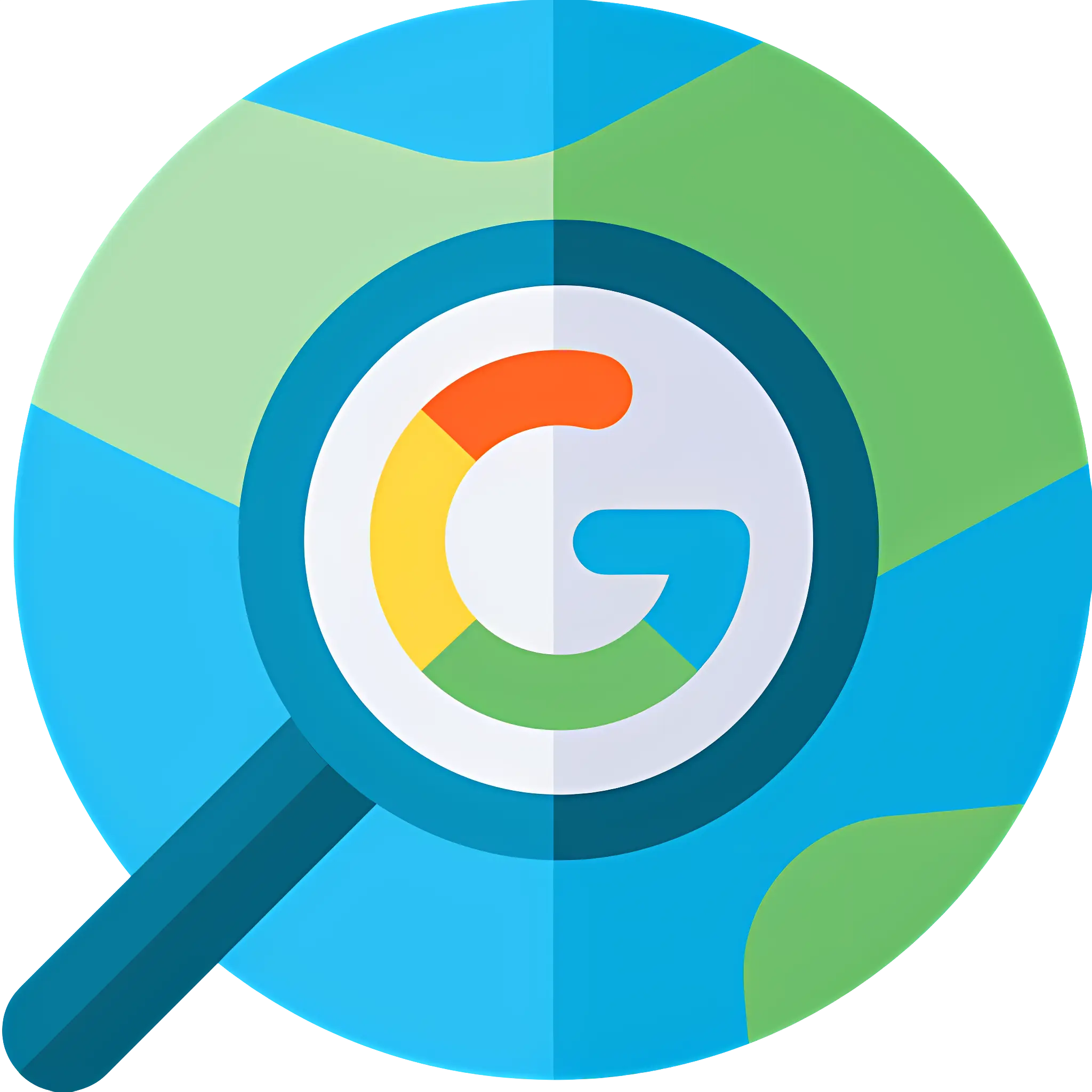 Google Search Magnifier Logo