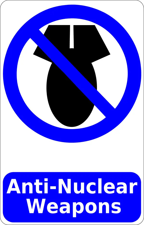 Anti-Nuclear Weapons Protest Logo