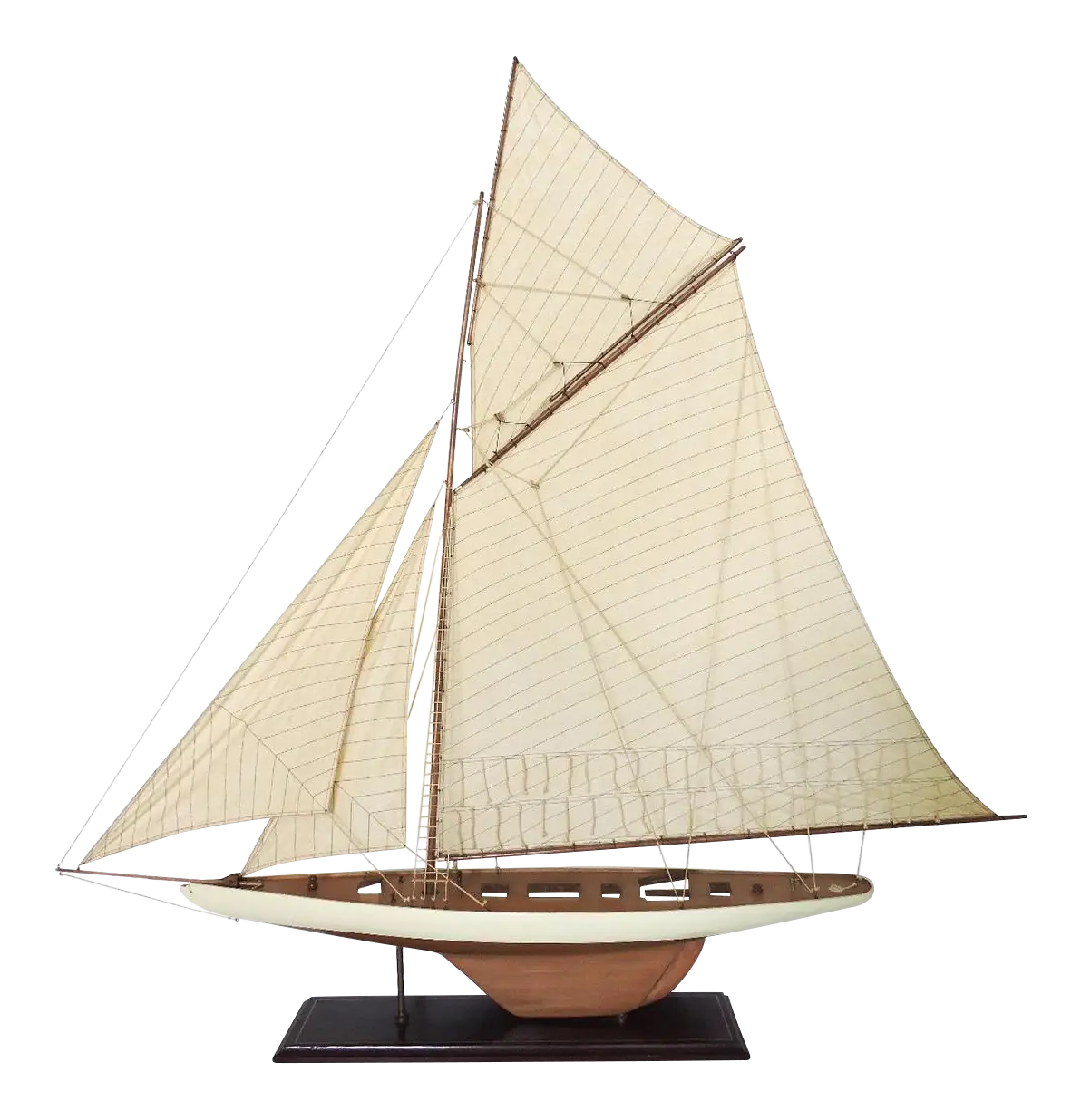 Wooden Sailboat Model