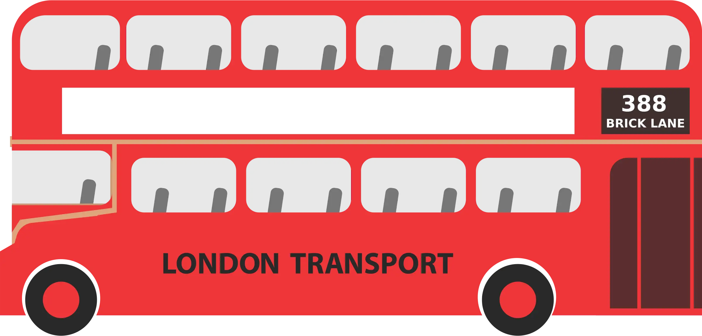 Iconic Red London Double-decker Bus