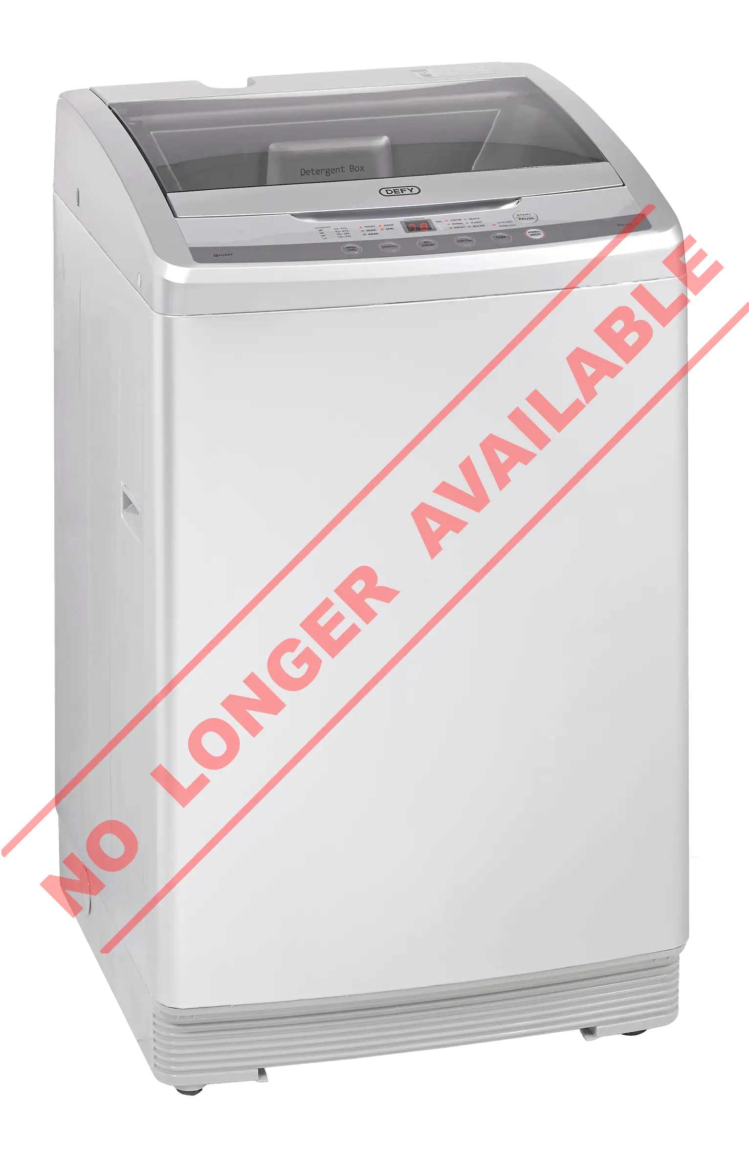 White Top-Loading Washing Machine