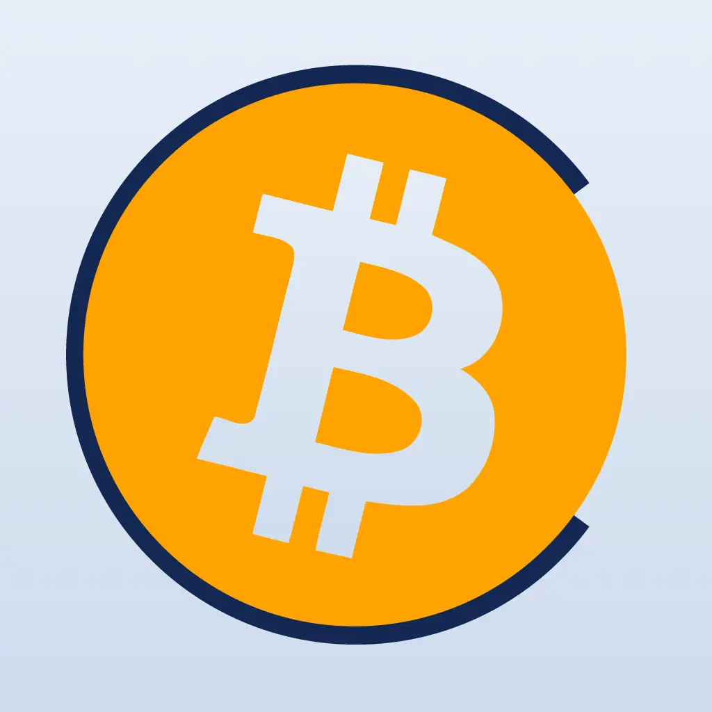 Bitcoin Cryptocurrency Icon Design