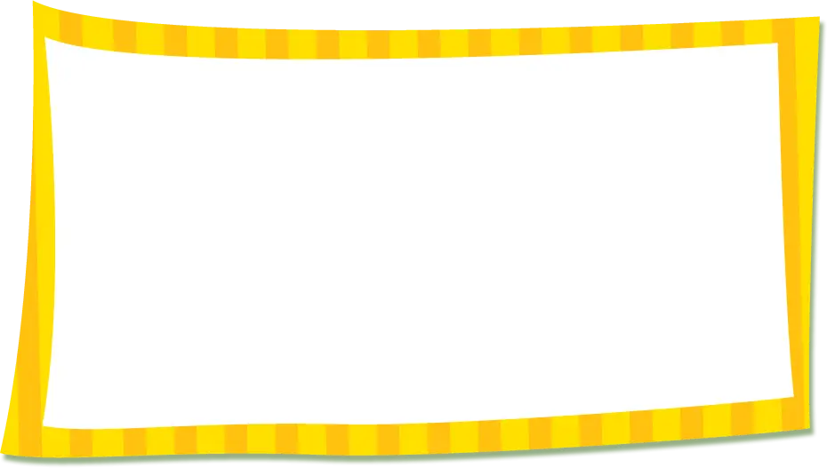 Yellow Border Frame Template